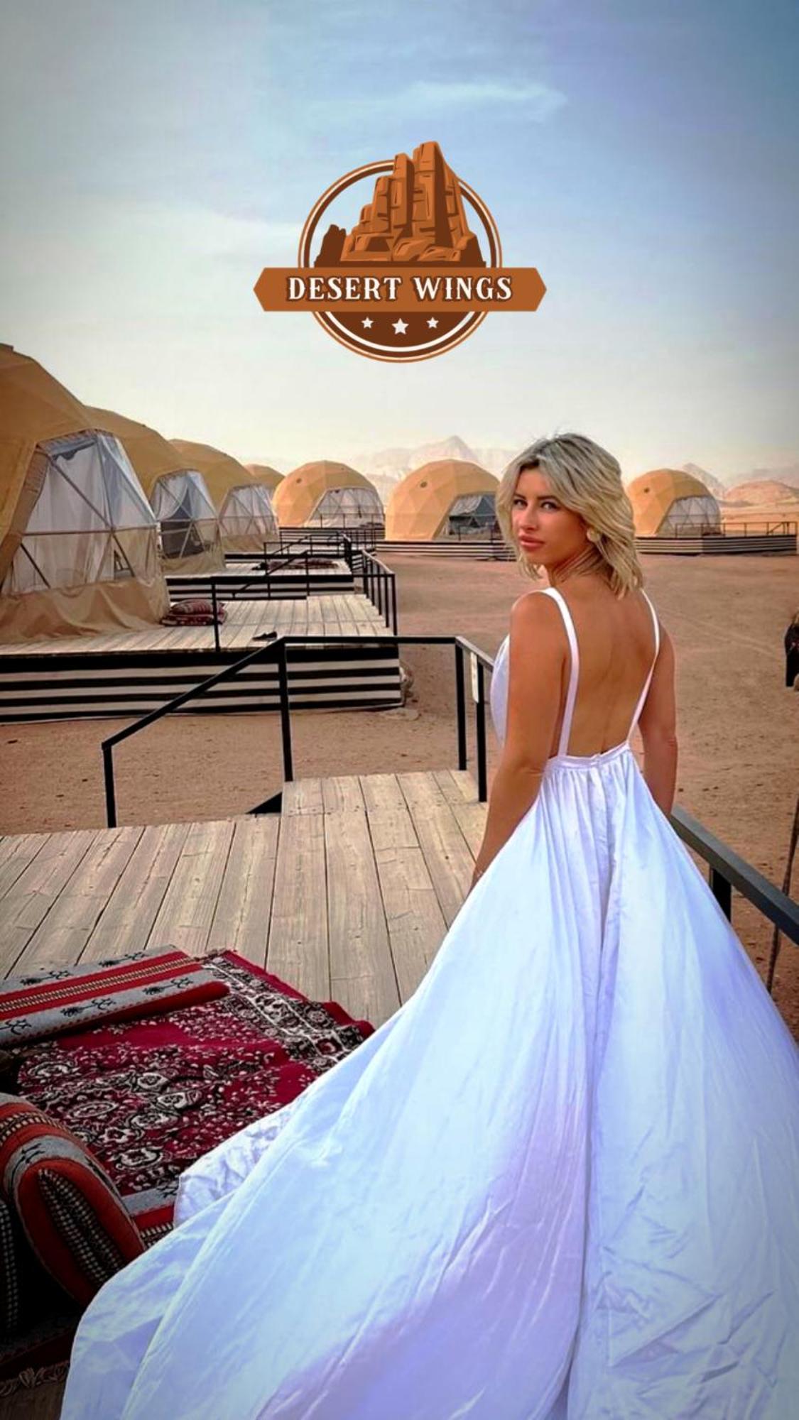 Rum Wings Bubble Luxury Camp Вади Рум Екстериор снимка