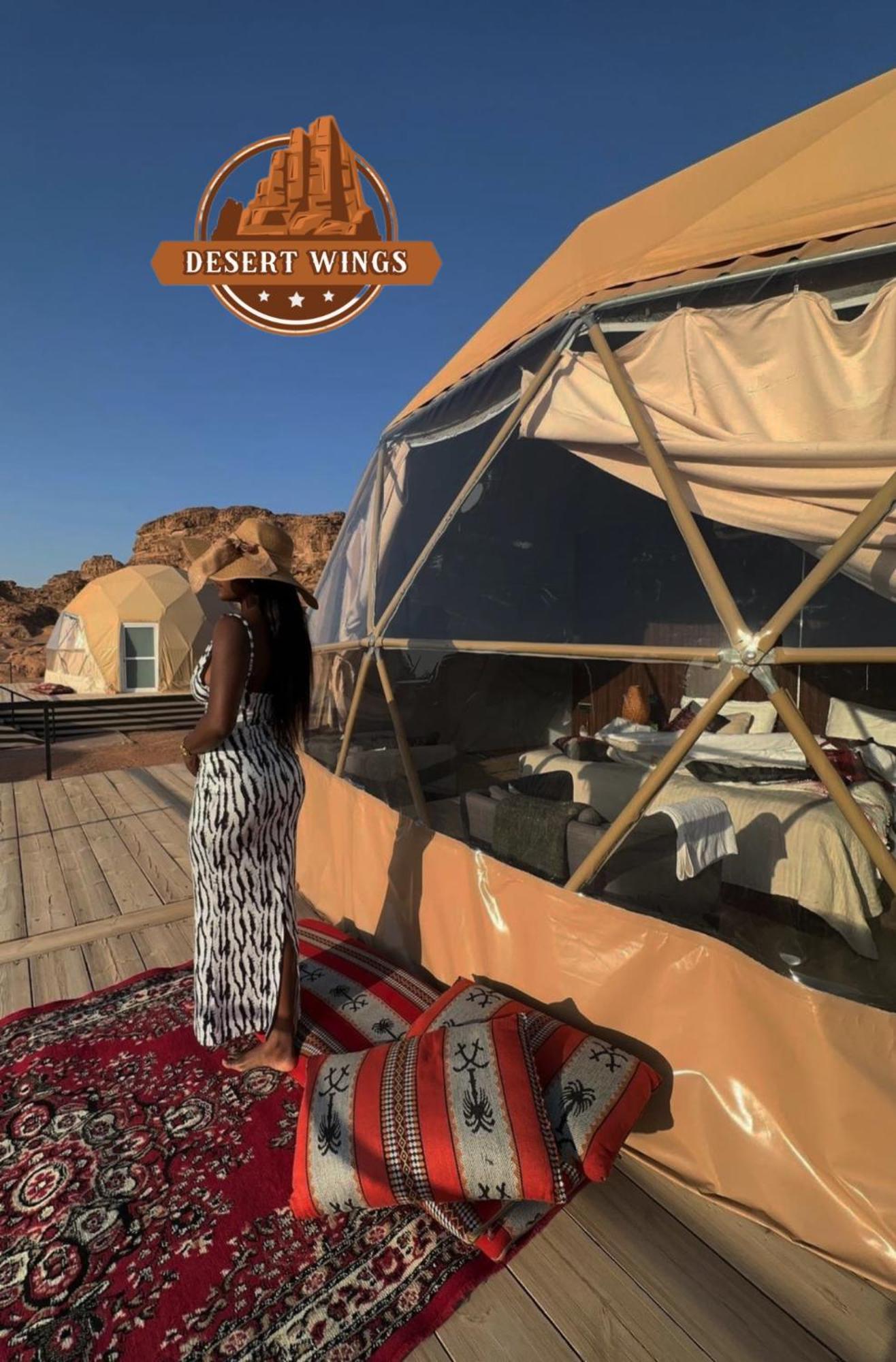 Rum Wings Bubble Luxury Camp Вади Рум Екстериор снимка
