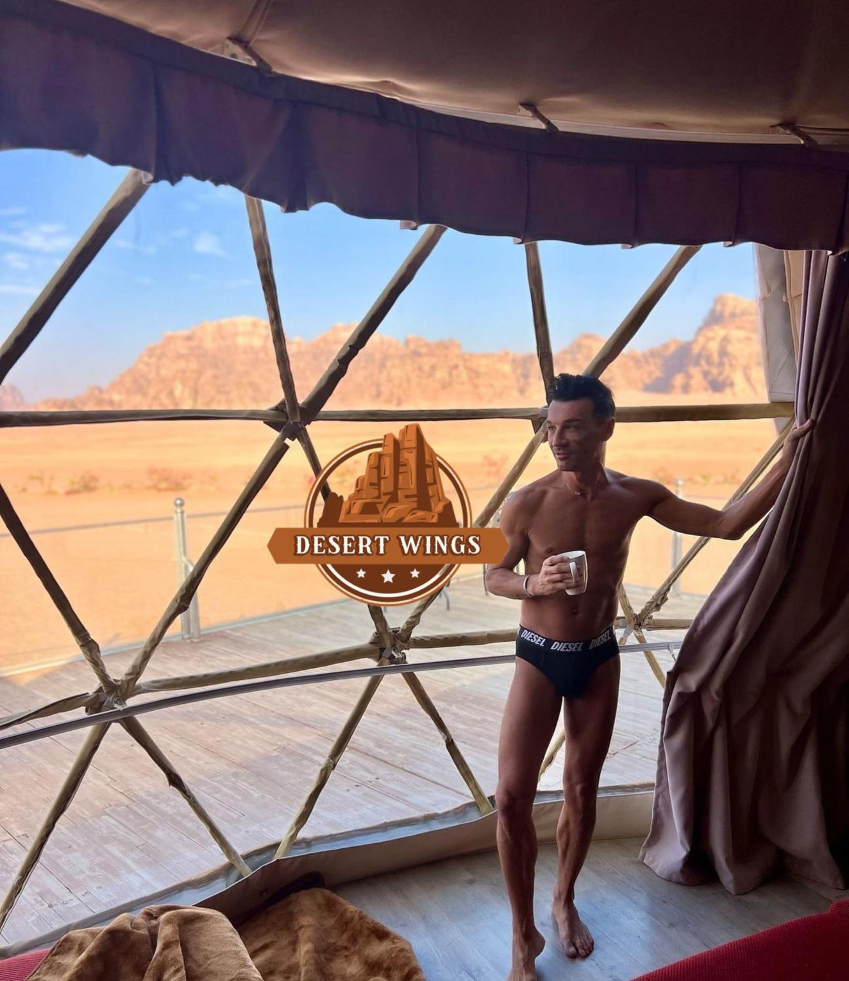 Rum Wings Bubble Luxury Camp Вади Рум Екстериор снимка
