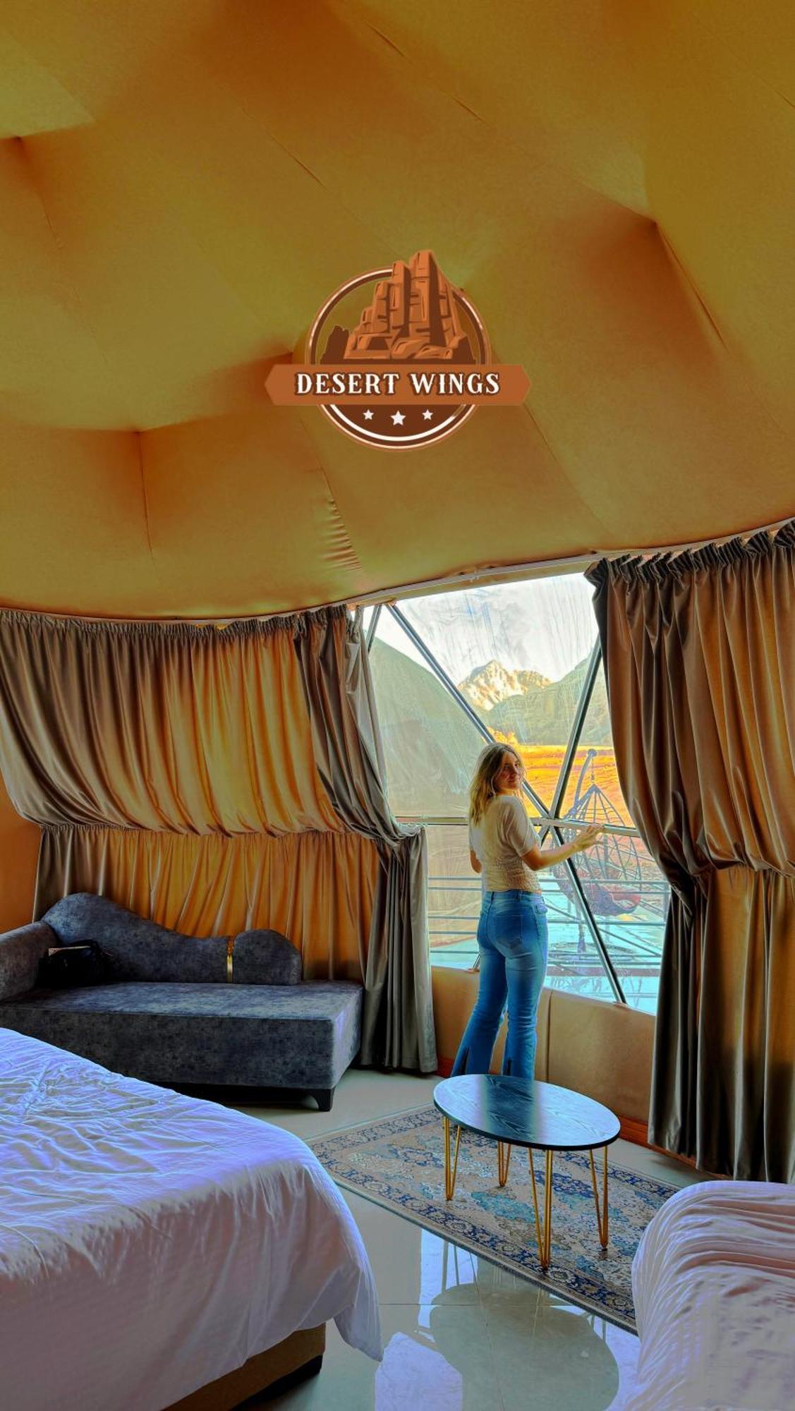 Rum Wings Bubble Luxury Camp Вади Рум Екстериор снимка