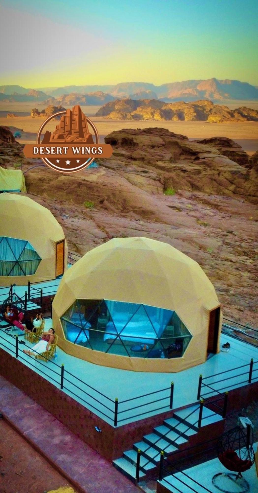 Rum Wings Bubble Luxury Camp Вади Рум Екстериор снимка